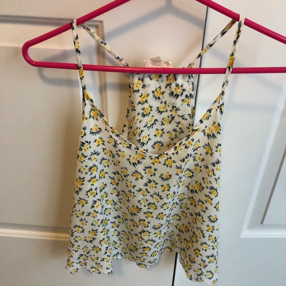Floral tank top